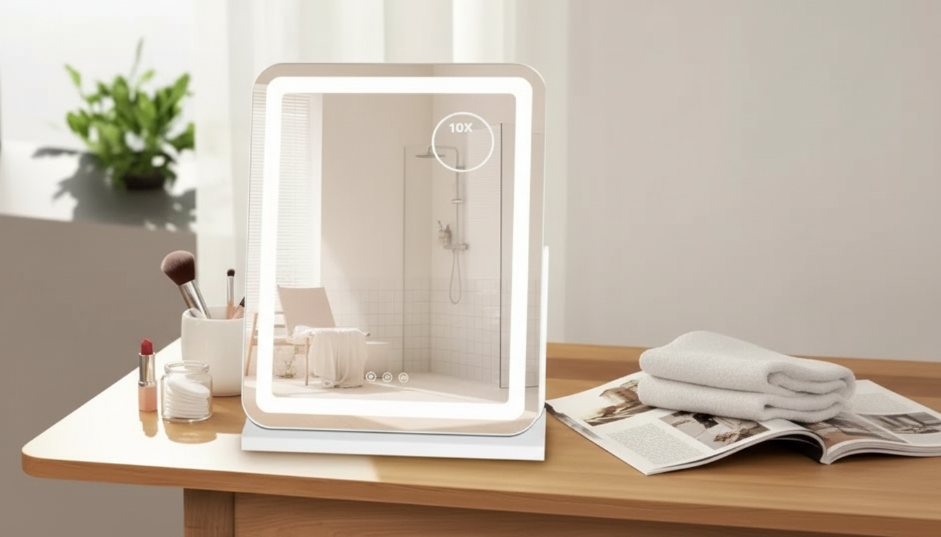 10X Lighted Vanity Mirror: Brightness Tips & Best Use