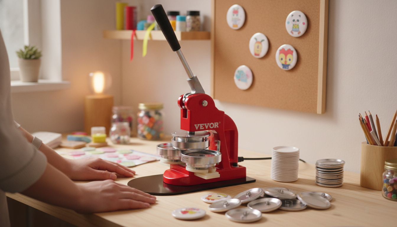 2.25" Button Maker Kit: 500 Supplies for DIY Pins