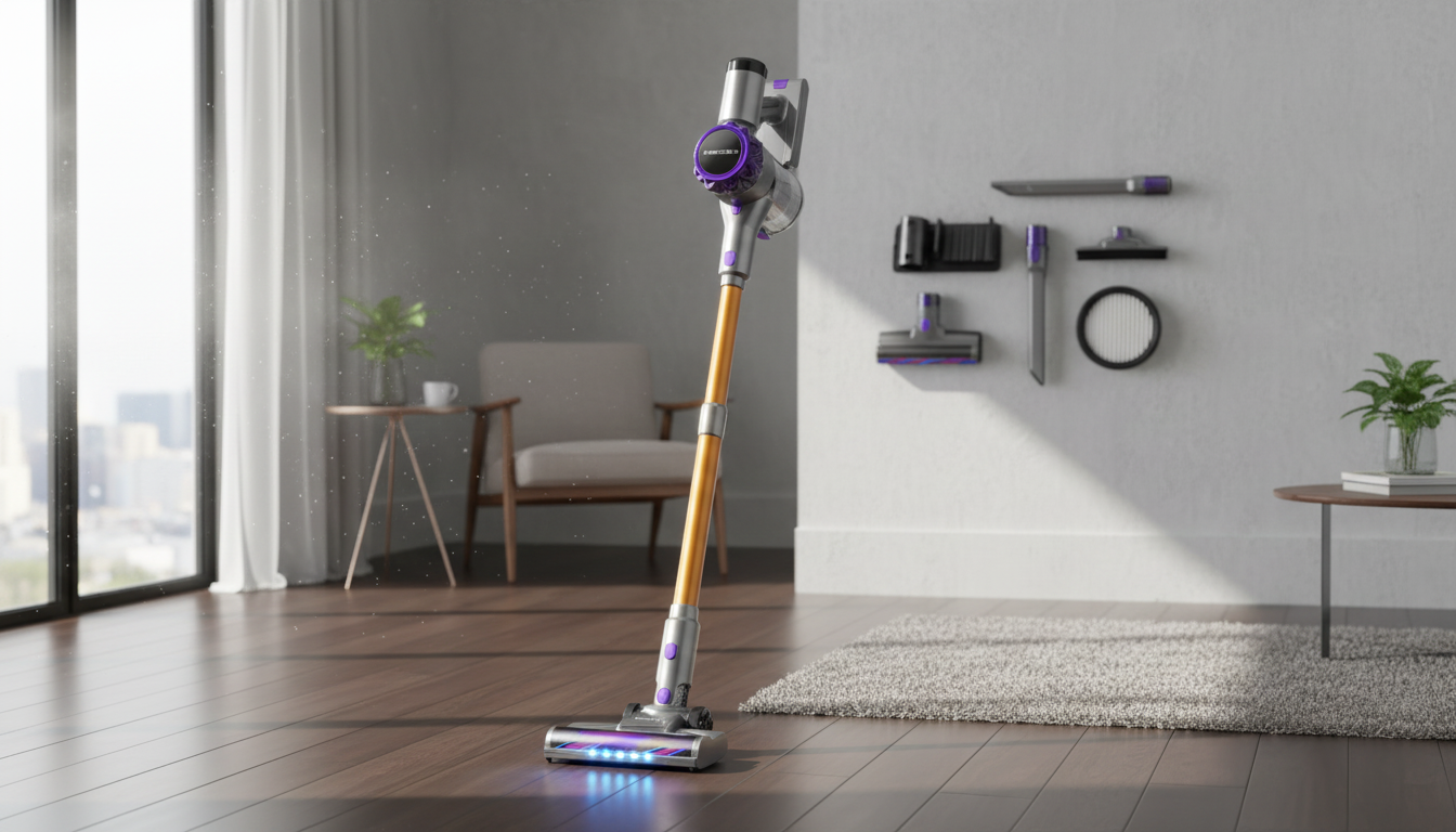 30KPa Touchscreen Cordless Vacuum: Clean Smarter Daily