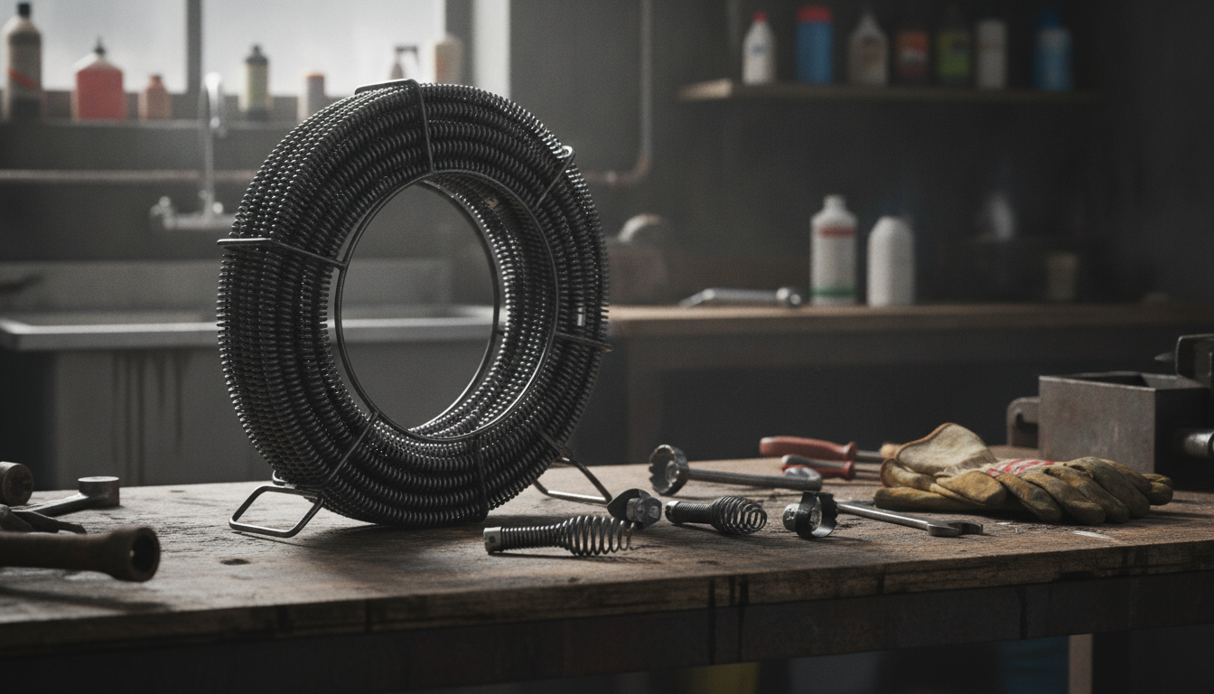 66ft Drain Cleaning Cable: Clear Deep, Recurring Clogs