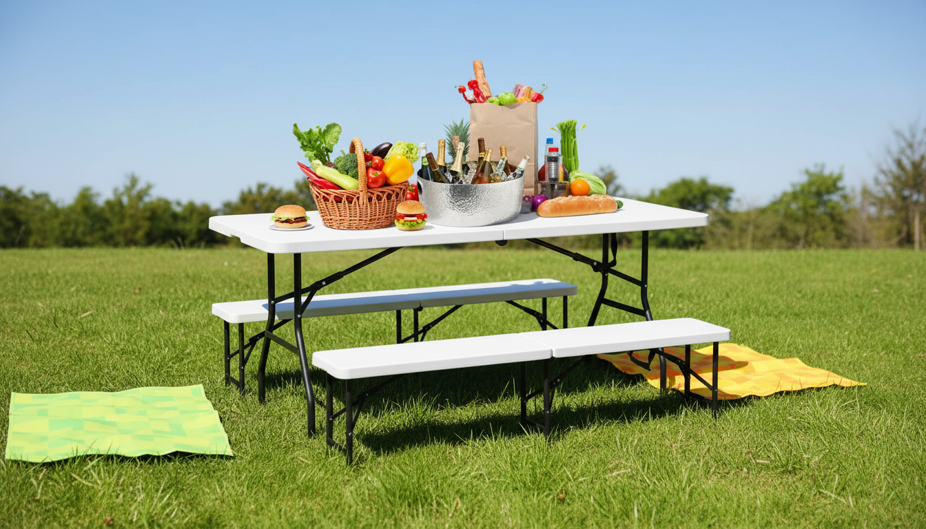 6FT Folding Picnic Table with Benches: Buying & Setup Tips