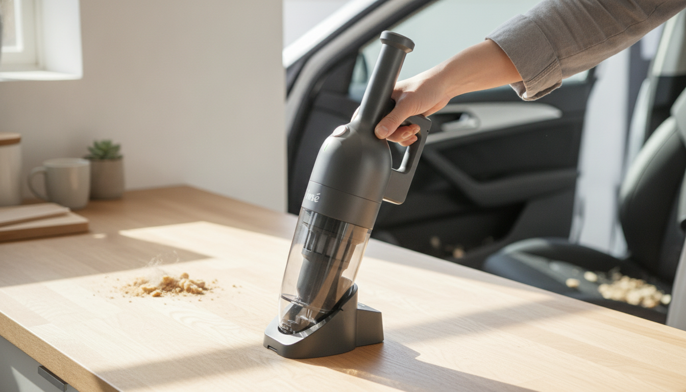 Cordless Handheld Vacuum for Quick Home & Car Cleanups