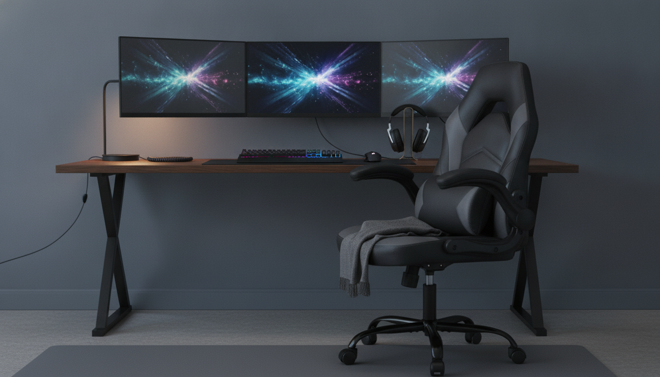 Ergonomic Gaming Office Chair Setup for Long Sessions