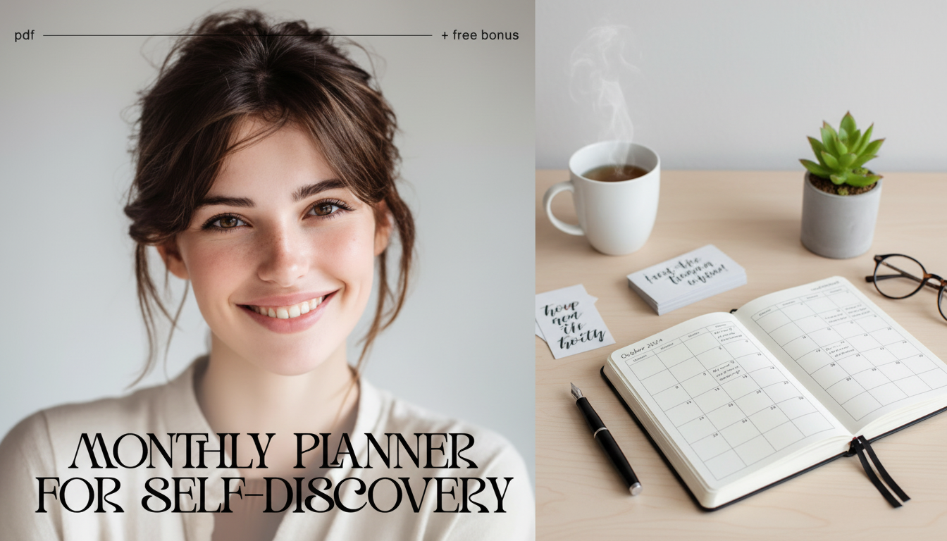 Monthly Self-Discovery Reset: Printable Planner Checklist