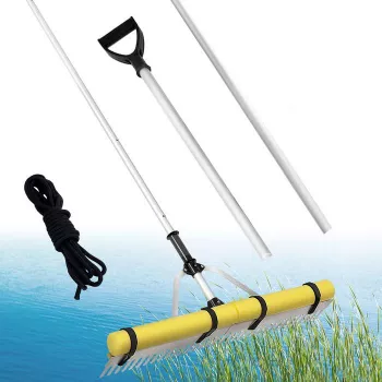 36-Inch Dual-Purpose Lake & Landscape Rake Guide